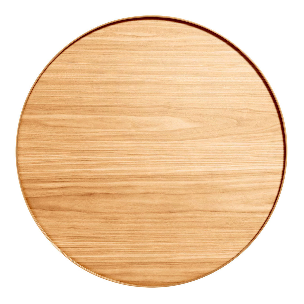 Tavolino moderno minimalista in legno e filo con piano in legno e base in filo a contrasto per soggiorno