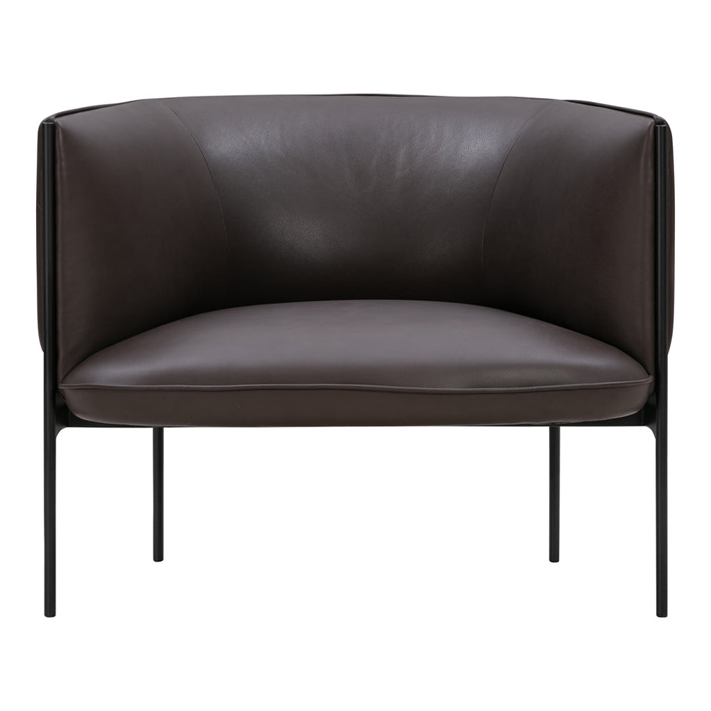 Poltrona lounge di design organico in materiali misti con estetica ispirata ai petali per il soggiorno