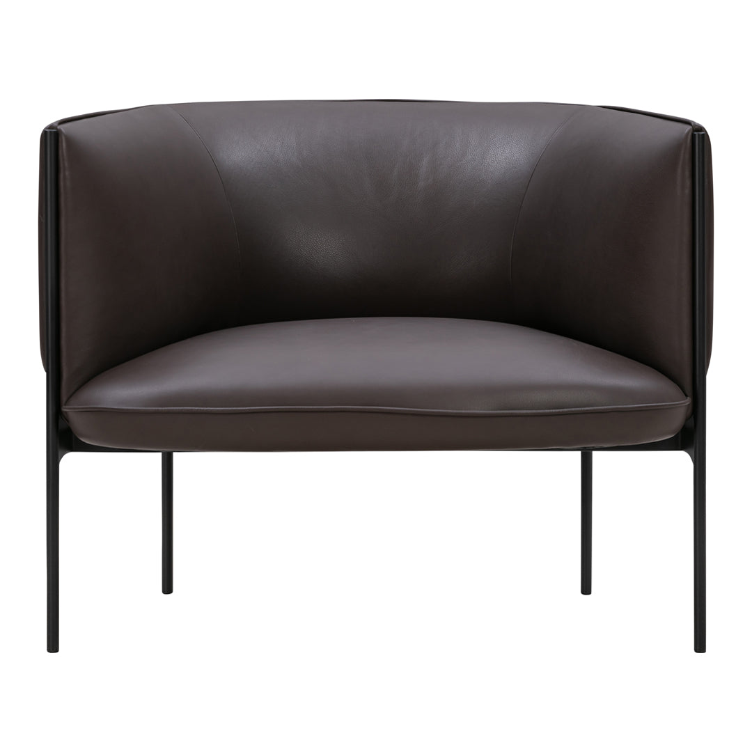 Poltrona lounge di design organico in materiali misti con estetica ispirata ai petali per il soggiorno