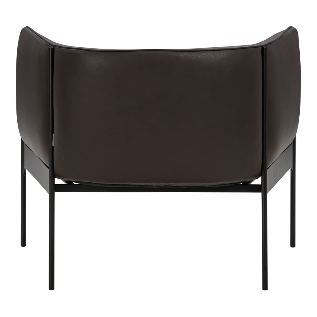 Poltrona lounge di design organico in materiali misti con estetica ispirata ai petali per il soggiorno
