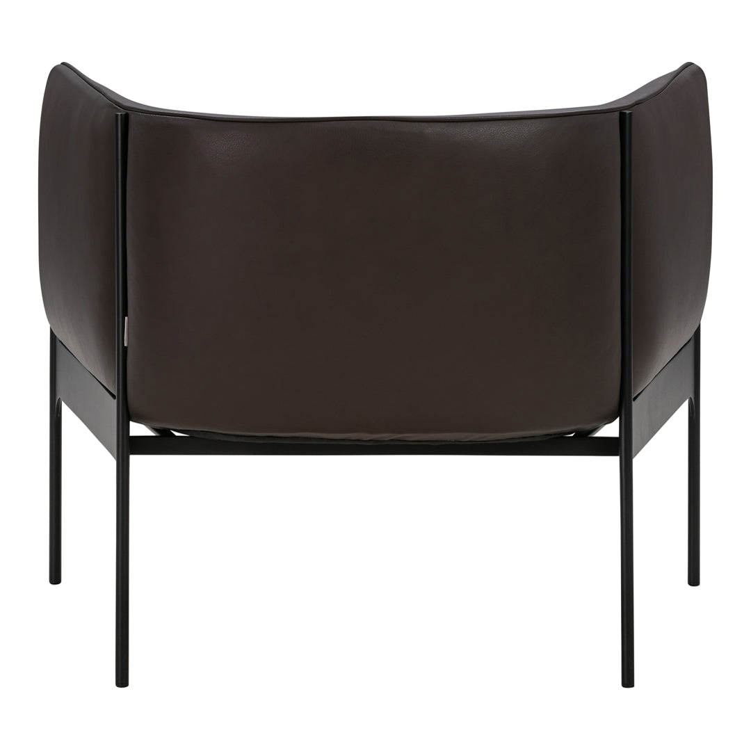 Poltrona lounge di design organico in materiali misti con estetica ispirata ai petali per il soggiorno