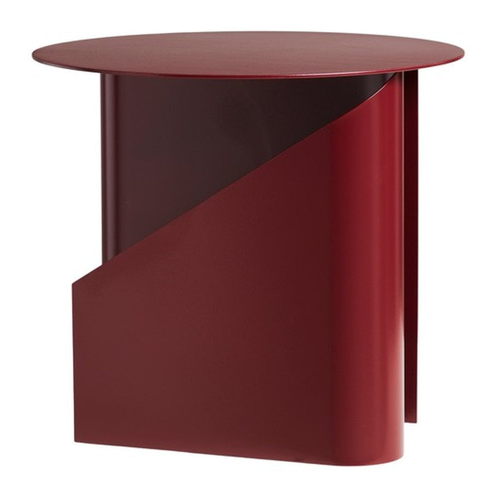 Tavolino d'appoggio Funzionale in Metallo dal Design Architettonico con Struttura a S a Doppia Memoria per Soggiorno