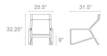 Poltrona Lounge in Pelle Nera Western Rugged e Faggio Massiccio con Sedile a Sospensione in Cuoio Sellato per Soggiorno