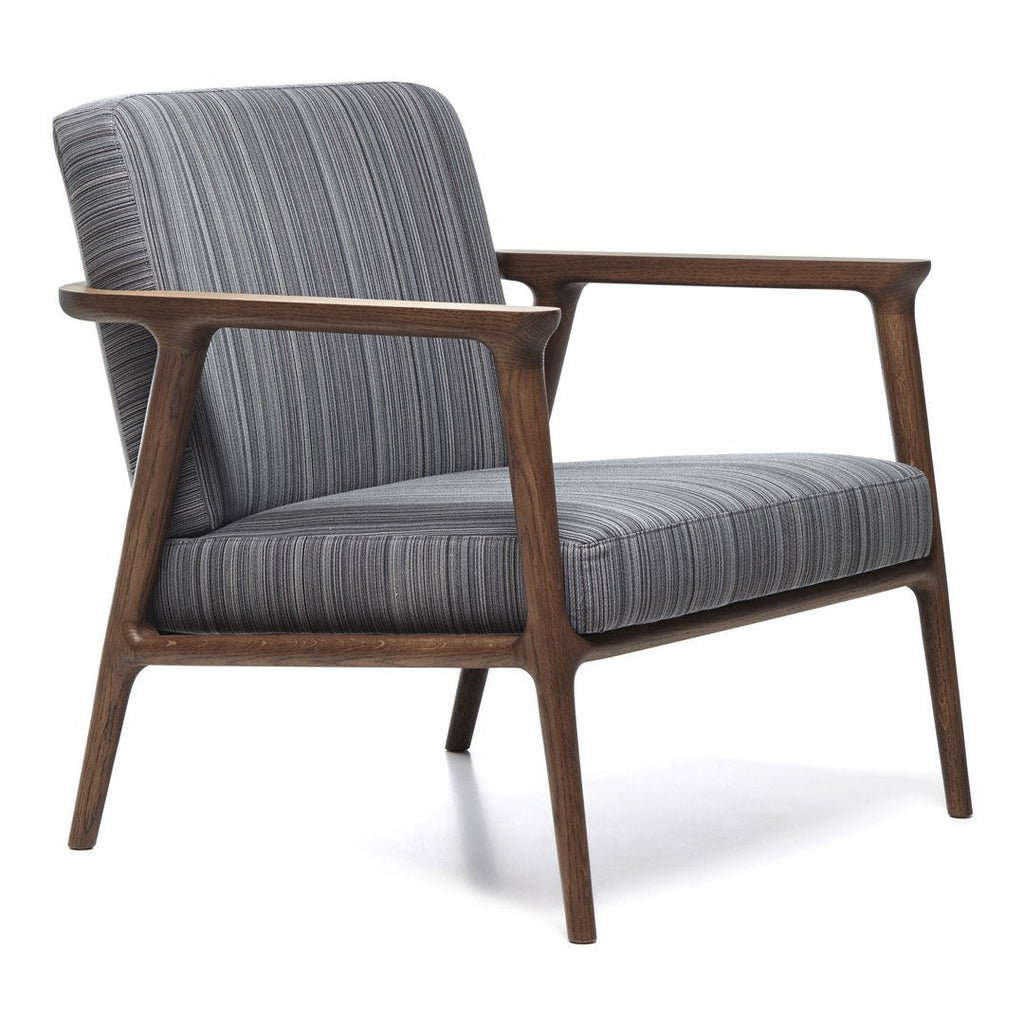 Poltrona Moderna di Lusso Imbottita con Ampio Bracciolo e Design Avvolgente per Soggiorno